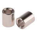 Newport Fasteners Round Spacer, #4 Screw Size, Nickel Plated Brass, 1/4 in Overall Lg 140404RSBN